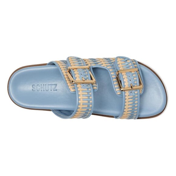 Schutz Naomi Sporty Sandal in Blue - Picture 2 of 6